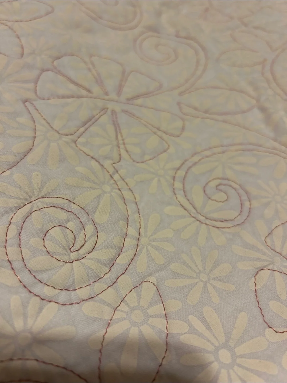 ONE OF A KIND - HANDCRAFTED Patchwork Floral Cotton Quilt Multicolor